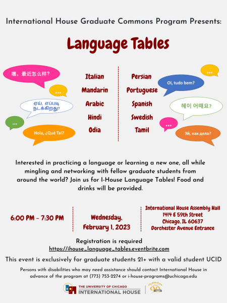 GRAD: Language Tables