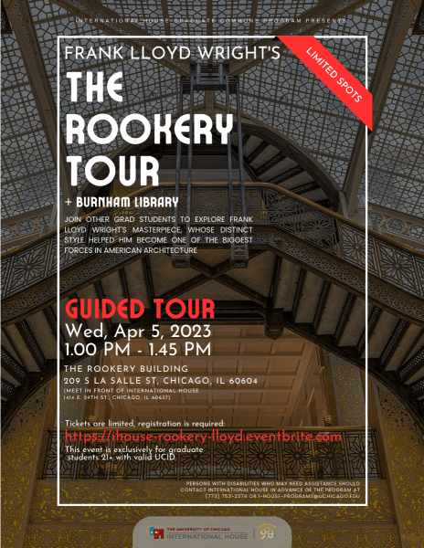 Frank Lloyd Wright: The Rookery Tour